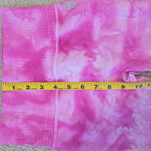 Free People Movment Good Karma Tie-Dye Leggings In Vivacious Pink Size XS/Small - Picture 5 of 11